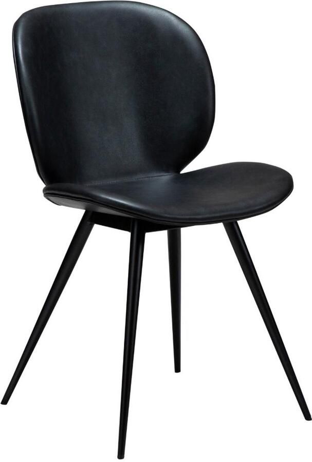 Hioshop Cloud eetkamerstoel PU-kunstleer zwart