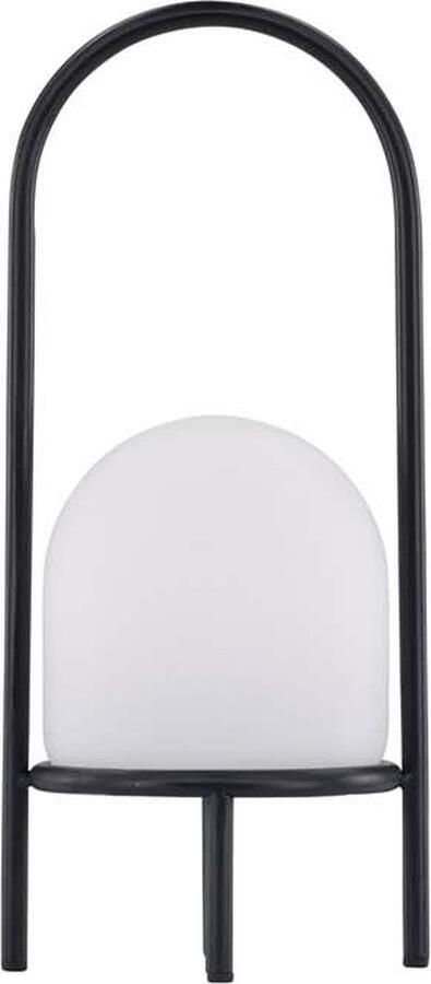 Hioshop Colie tafellamp LED buiten 19x43x19cm zwart