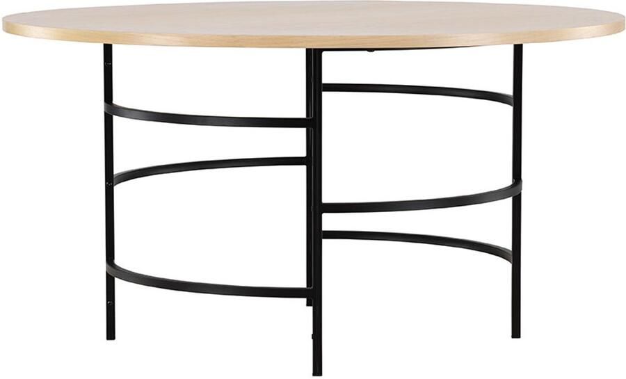 Hioshop Copenhagen eetkamertafel Ø140cm whitewash