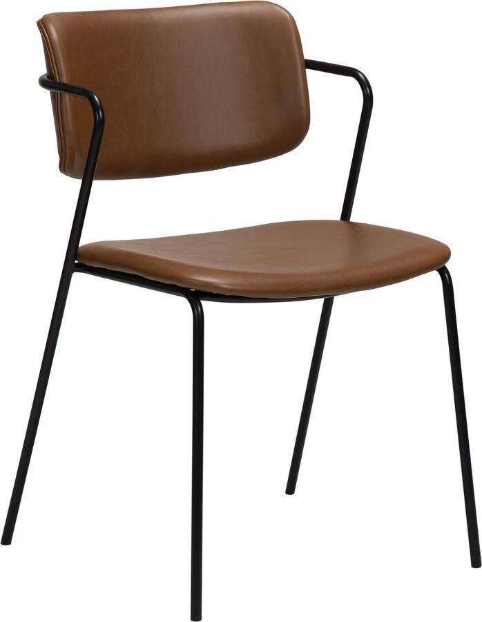 Dan-Form Zed Eetkamerstoel Vintage Lichtbruin set van 2