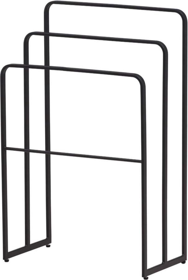 Hioshop Drammen kapstok stalen handdoekhouder zwart