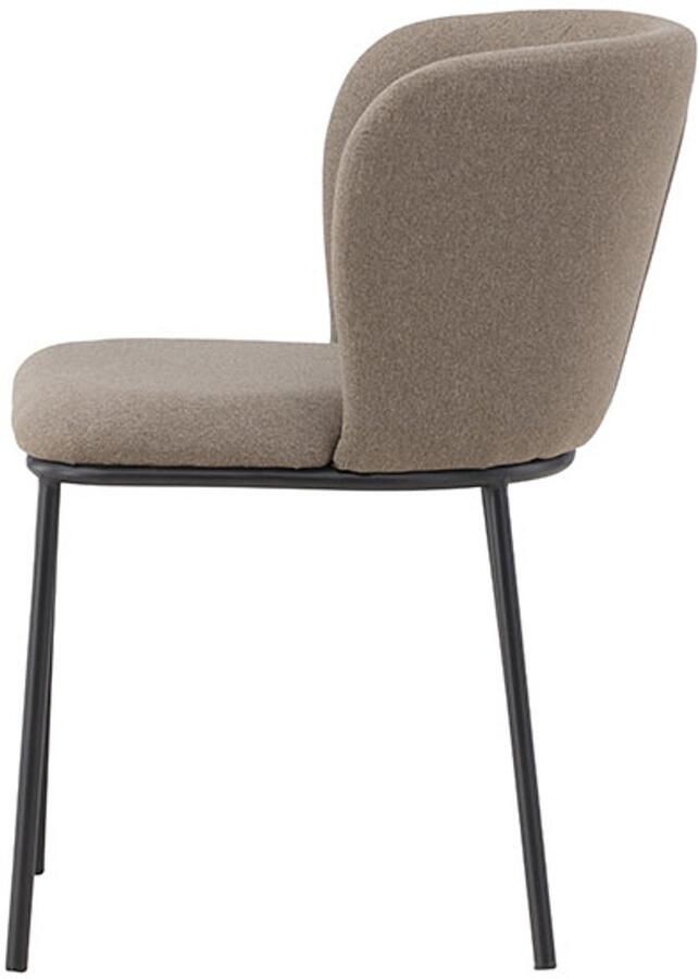 Nohr Eetkamerstoel Almetra Linnenlook Bruin