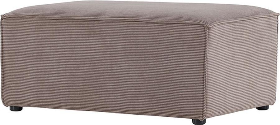 Hioshop Gillholmen poef fluweel bruin.