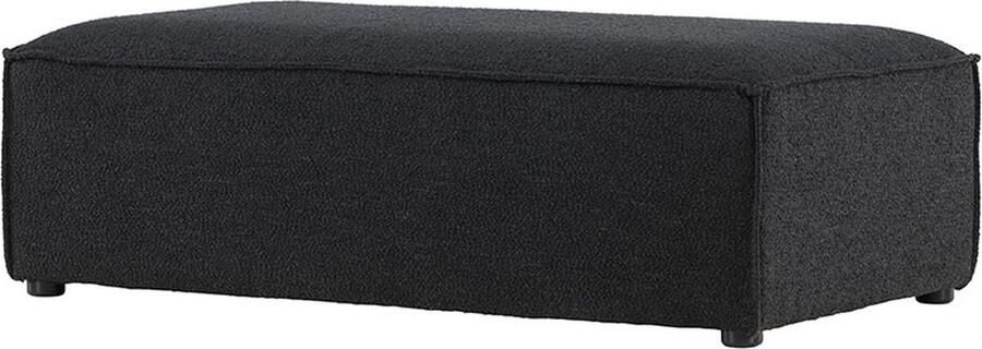 Nohr Poef Yulonda Bouclé Zwart