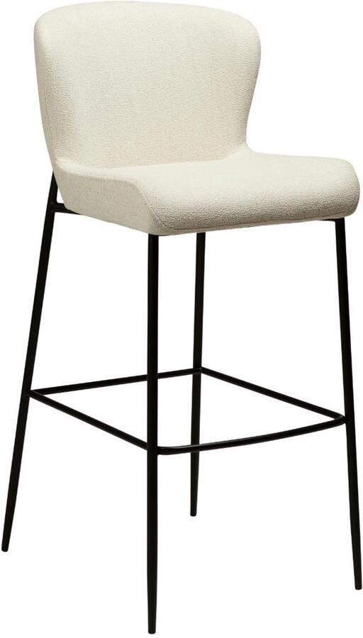 Hioshop Glam barstoel bouclé beige