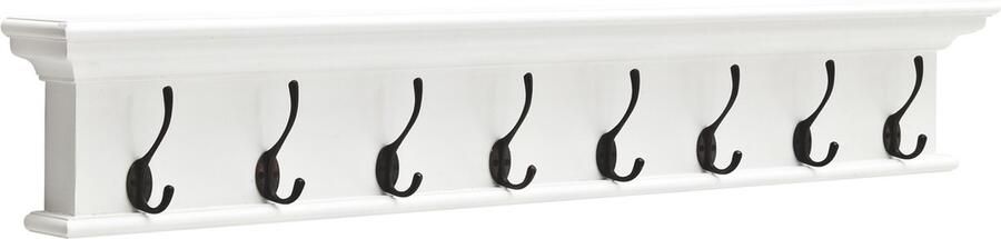 Hioshop Halifax kapstok met 8 haken in wit.