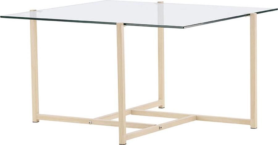 Hioshop Hybrid salontafel glas.