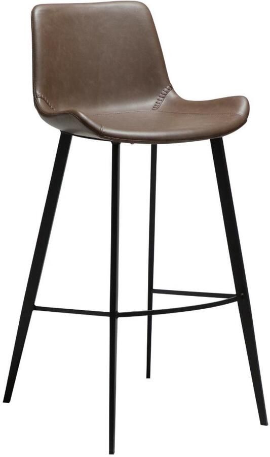 Hioshop Hype barstoel PU-kunstleer bruin