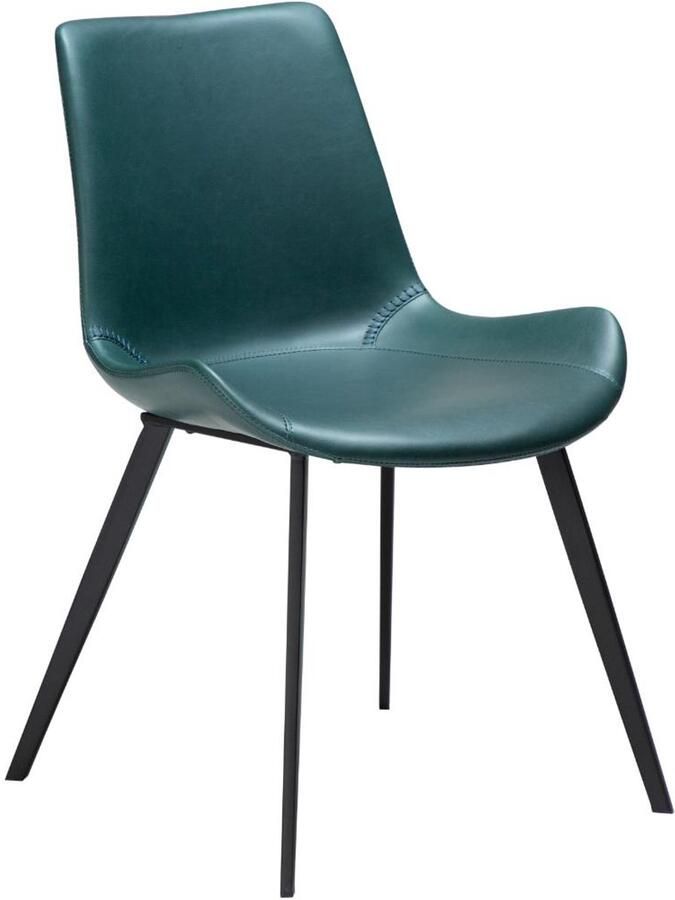 Hioshop Hype eetkamerstoel PU-kunstleer groen