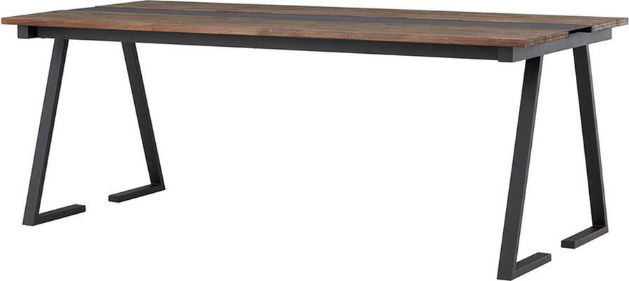 Nohr Eettafel Candyce Teakhout 200 x 90cm Zwart