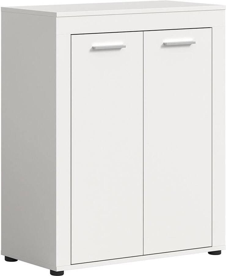 Hioshop Jam schoenenkast 2 deuren wit - Foto 2