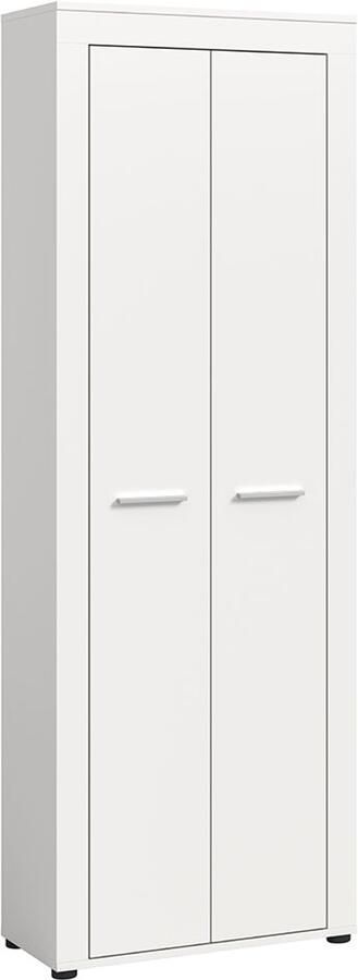 Hioshop Jam kledingkast 2 deuren wit
