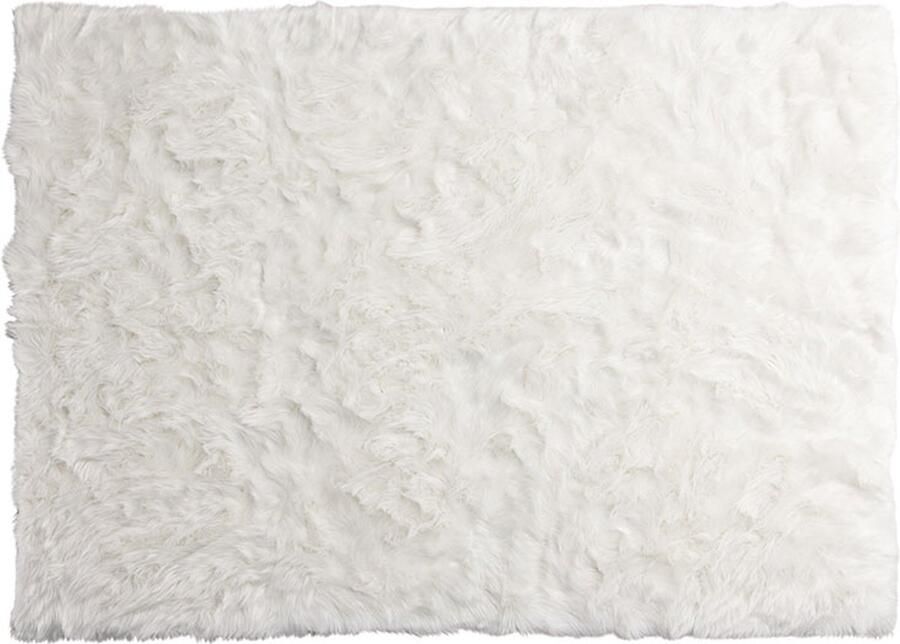 Hioshop Katy vloerkleed 230x160cm wit