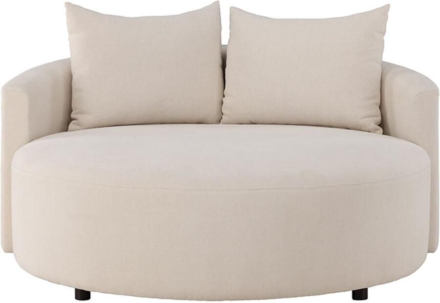 Hioshop Kelso bank Ø150cm 3-persoons beige