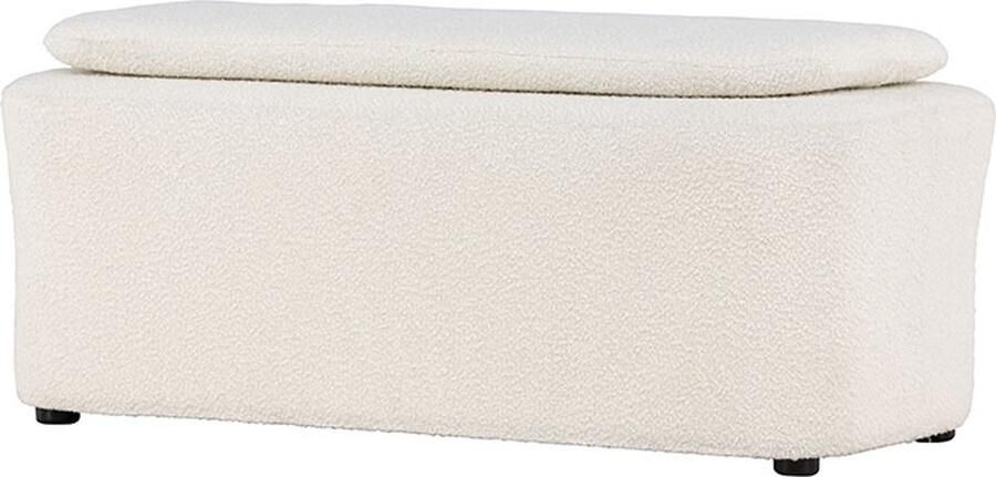 Hioshop Laurel poef wit