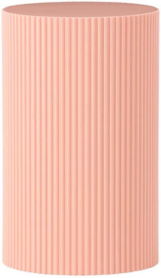 Hioshop Lenox bijzettafel Ø30cm perzikkleurig