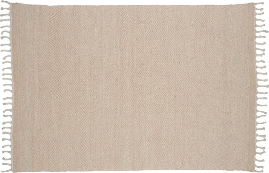 Hioshop Loke vloerkleed 300x203cm beige