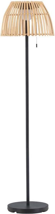 Hioshop Mabis vloerlamp LED buiten 40x150x40cm bruin