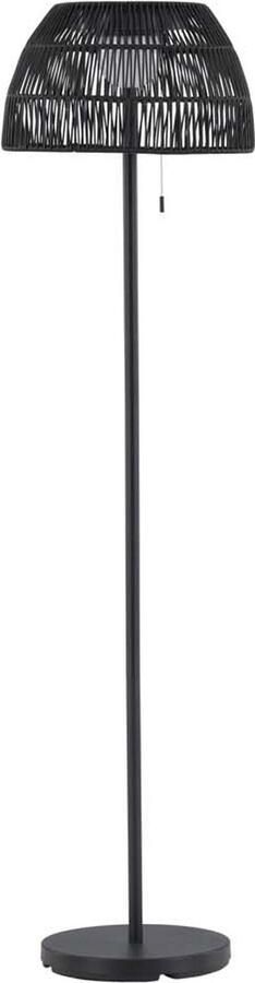 Hioshop Mabis vloerlamp LED buiten zwart