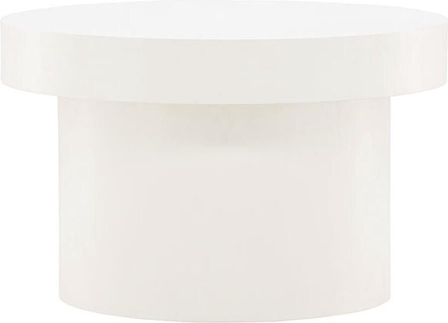 Hioshop Malung salontafel Ø80 cm wit