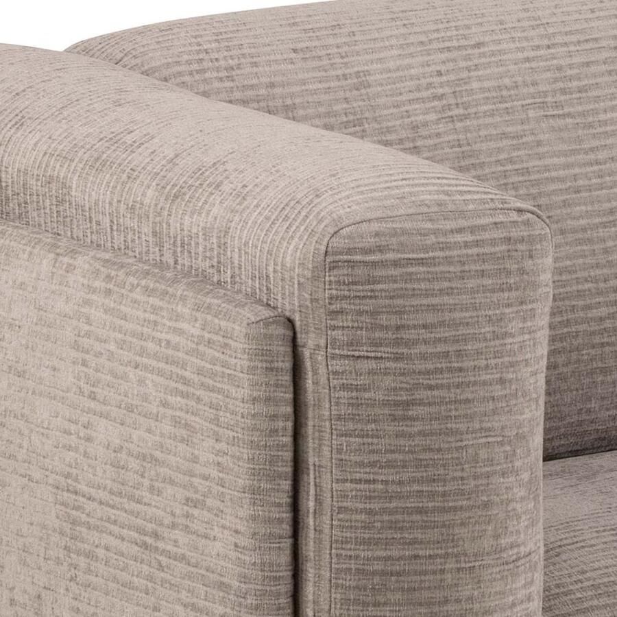 Hioshop Mayya bank 3 personen lichtgrijs. - Foto 2