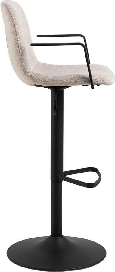 Giga Living Barkruk Selvik Beige Stof Zithoogte 84cm Set van 2 - Foto 3