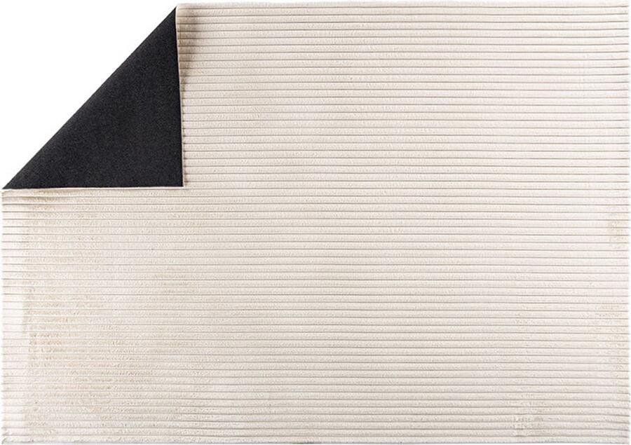 Hioshop Miller vloerkleed 200x290 cm offwhite