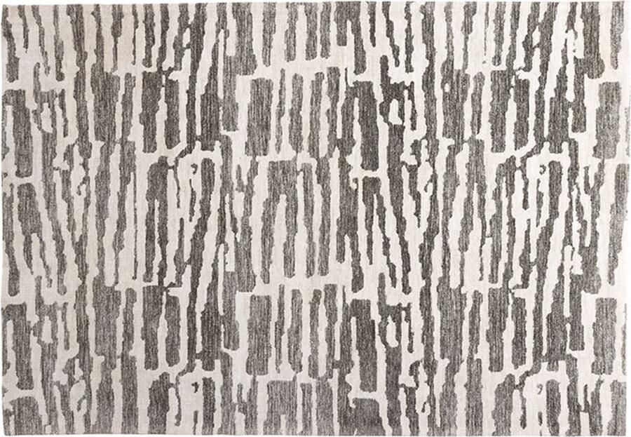 Hioshop Milos vloerkleed 230x160cm grijs