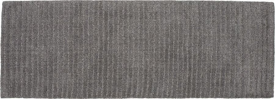 Hioshop Milton loper 200x72cm donkergrijs