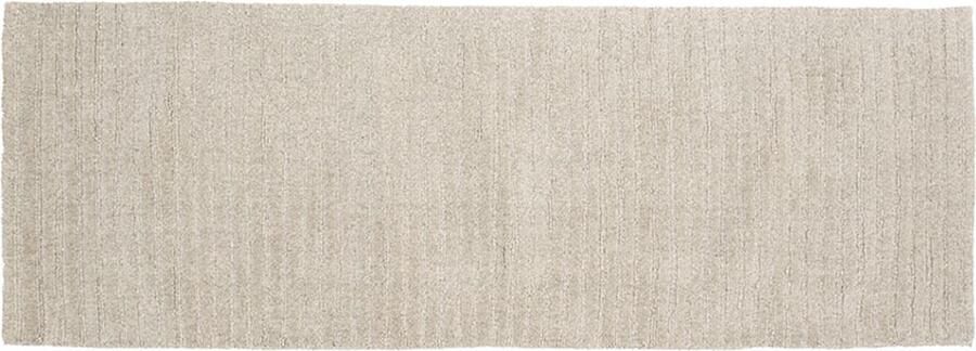 Hioshop Milton loper 200x72cm lichtgrijs