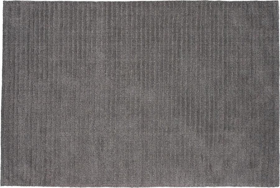 Hioshop Milton vloerkleed 300x202cm donkergrijs