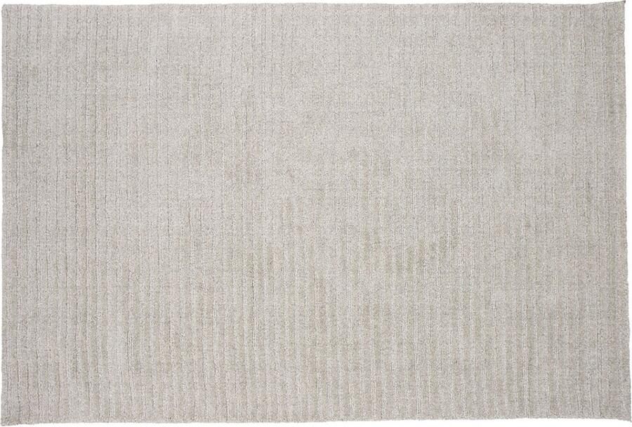 Hioshop Milton vloerkleed 230x162cm lichtgrijs