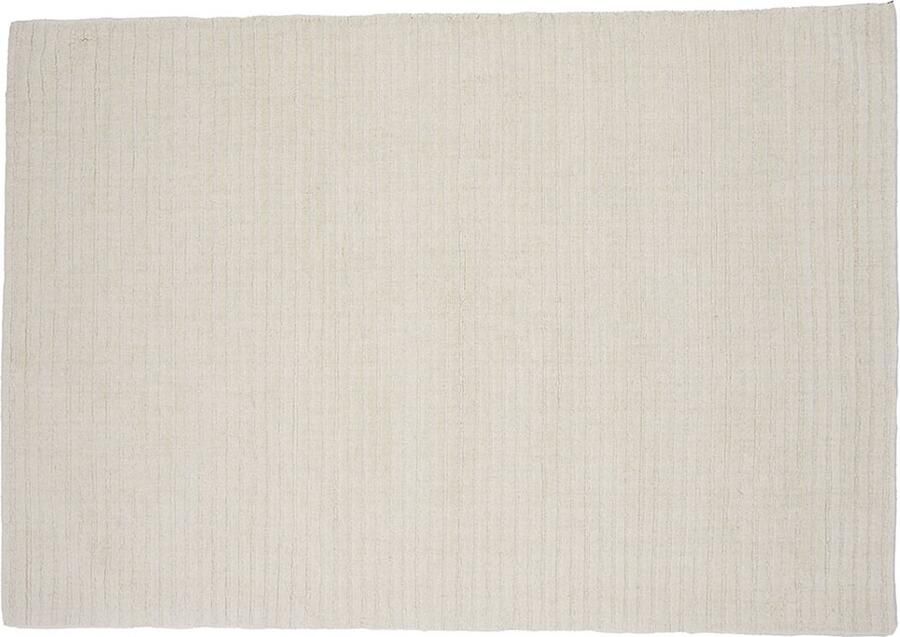 Hioshop Milton vloerkleed 230x162cm wit