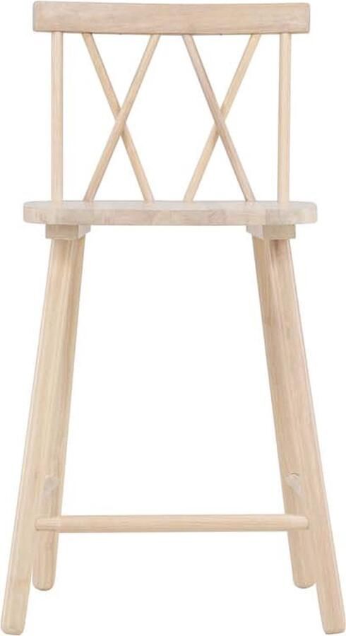 Hioshop 2 x Mollöström barstoel hout whitewash.