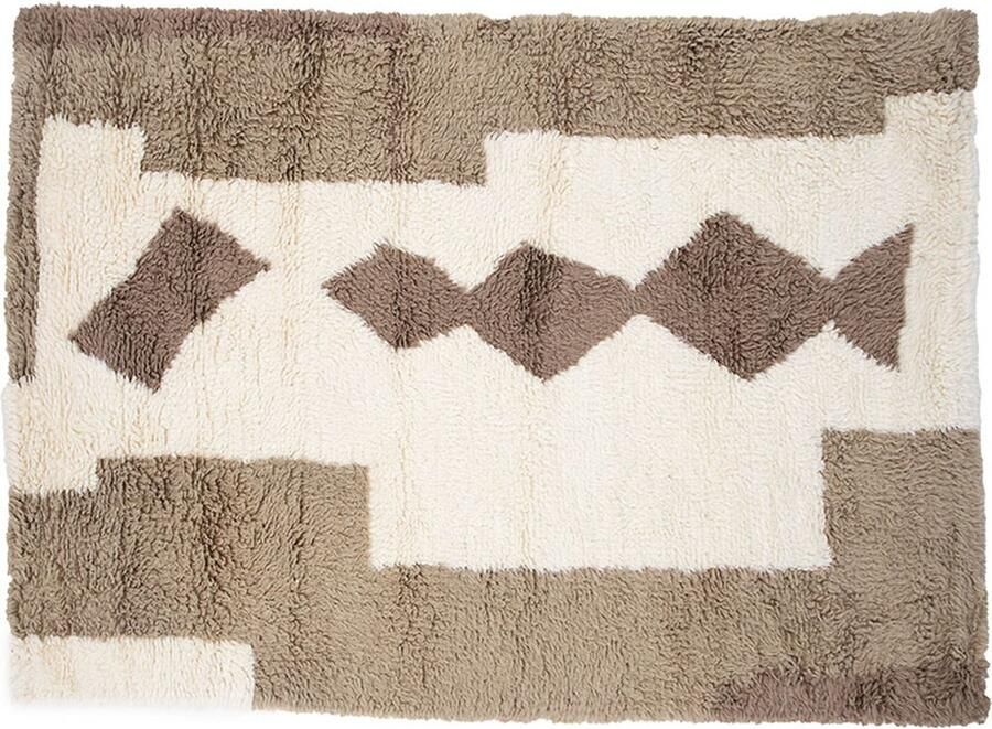 Hioshop Nestor vloerkleed 350x252cm wit