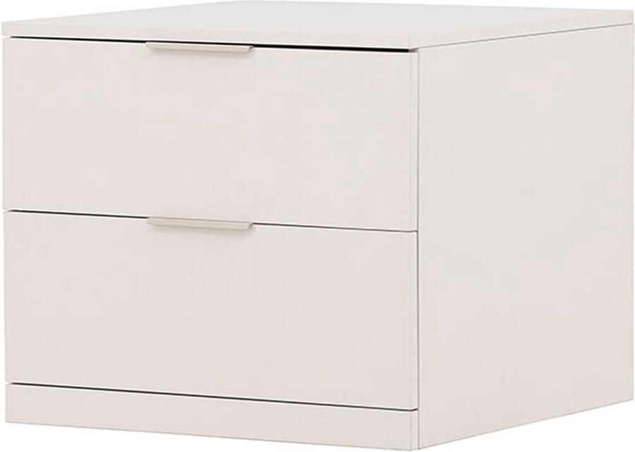 Hioshop Nice kommode 2 laden beige.