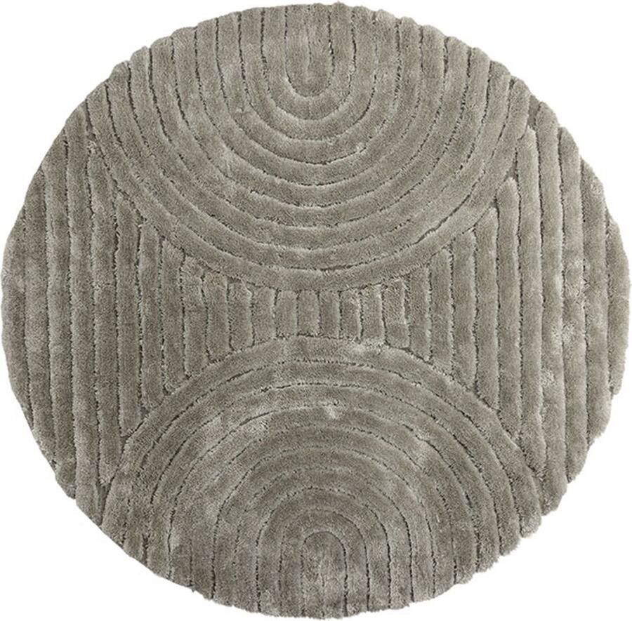 Hioshop Niklas vloerkleed 200x200cm grijs