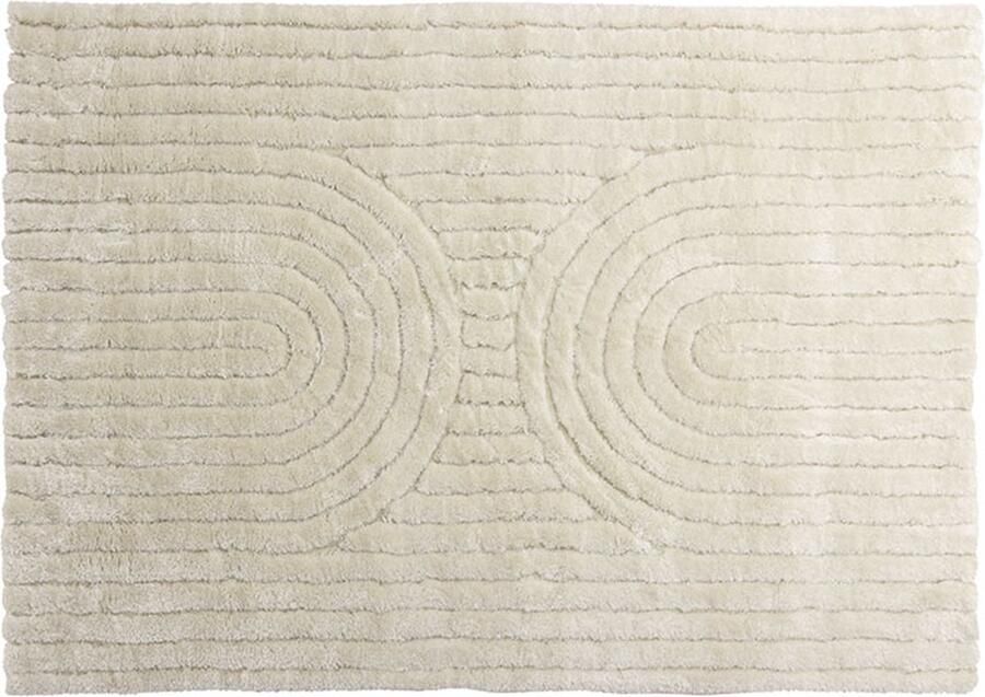 Hioshop Niklas vloerkleed 230x160cm wit