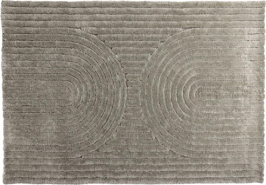 Hioshop Niklas vloerkleed 290x200cm grijs