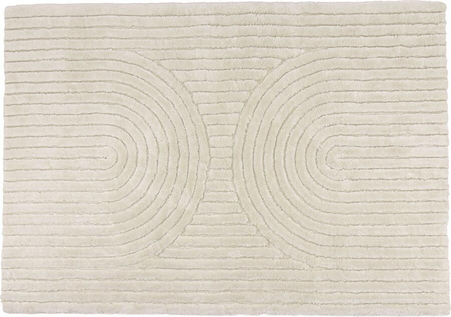 Hioshop Niklas vloerkleed 290x200cm wit