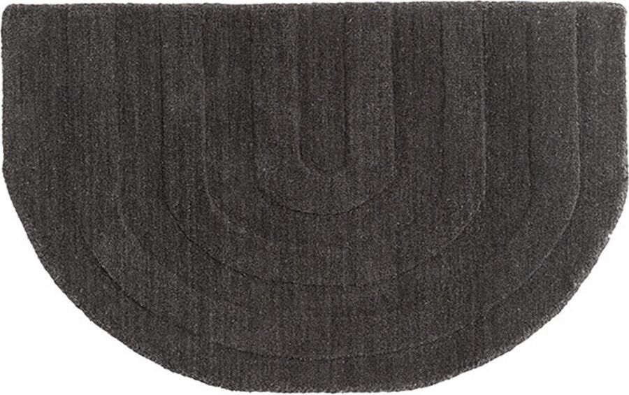 Hioshop Nora deurmat 80x50cm zwart