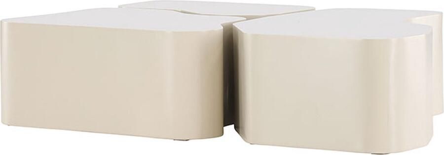 Nohr Organische Salontafel Tri Set van 3 stuks Beige