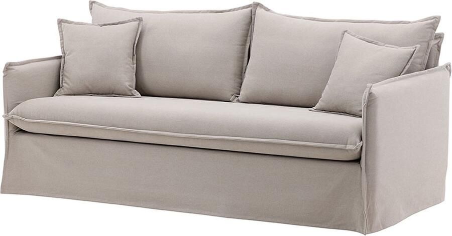 Nohr 3-zits Bank Elden Linnen 200cm