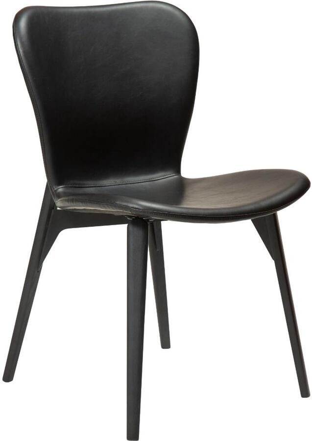 Hioshop Danform Paragon eetkamerstoel vintage kunstleer zwart