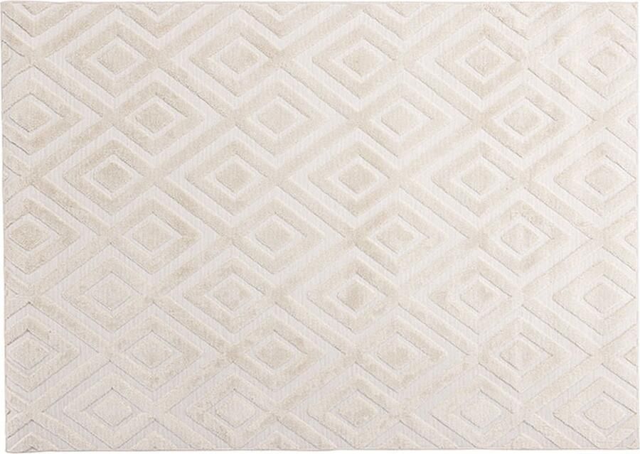 Hioshop Pia vloerkleed 230x160cm wit