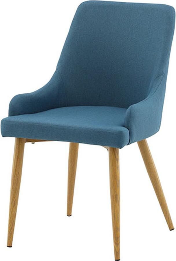 Venture Home Plaza Stoel 58 x 86 x 49 Blauw 2-pack