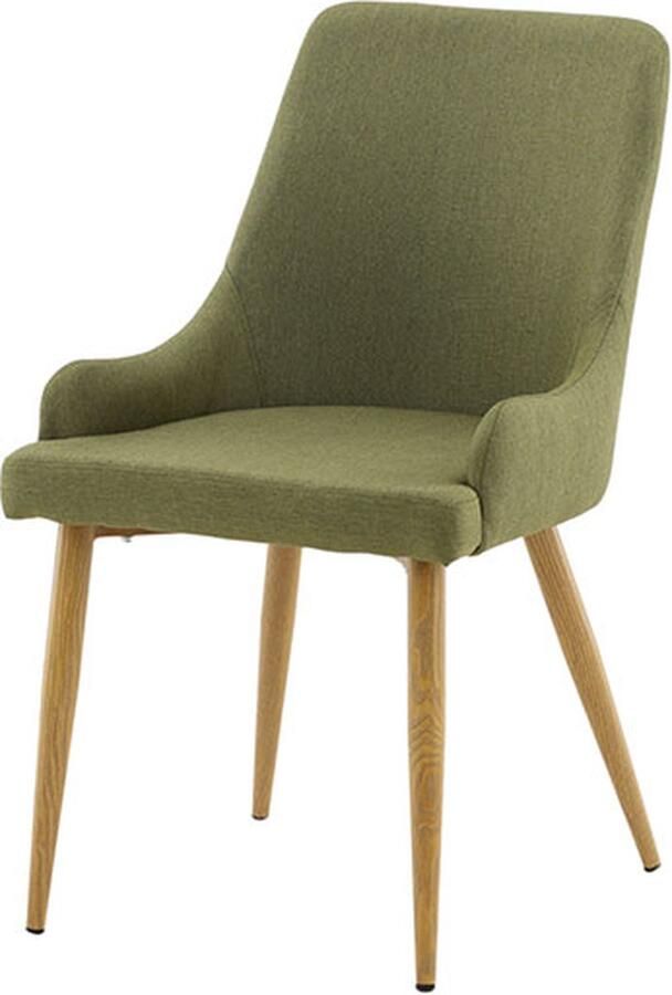 Venture Home Plaza Stoel 58 x 86 x 49 Mosgroen 2-pack