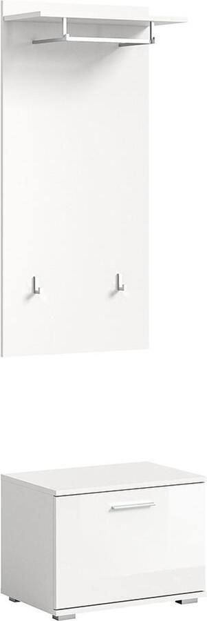 Hioshop Prego garderobe opstelling wit hoogglans