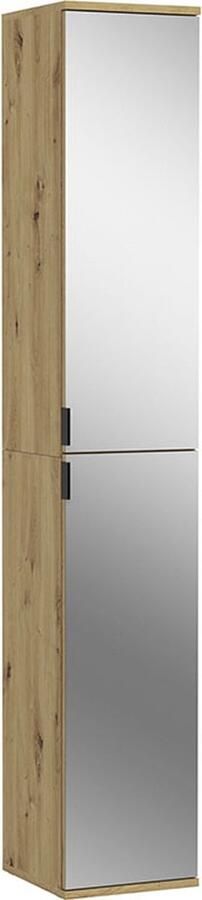 Hioshop ProjektX kledingkast 2 deuren spiegel