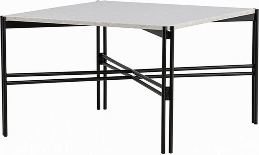 Nohr Salontafel Yasemin Terrazzo 75 x 75cm Wit Vierkant